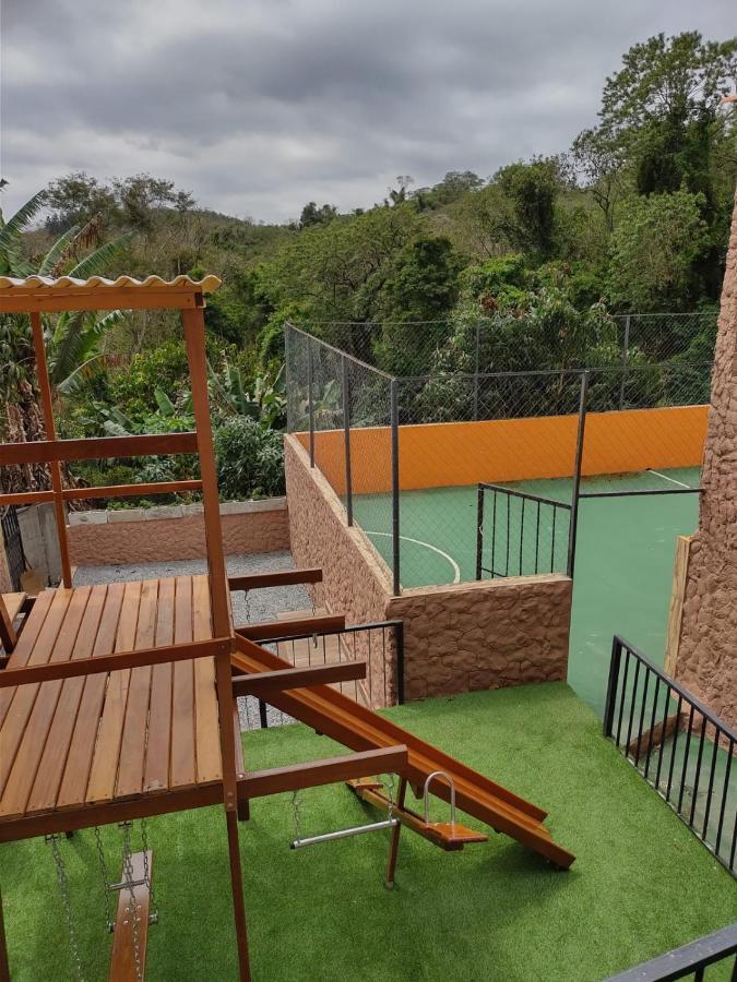 Chacara Bella Vida Com Piscina Churrasqueira Salao De Festas Fogao A Lenha Quadra Aracariguama Esterno foto