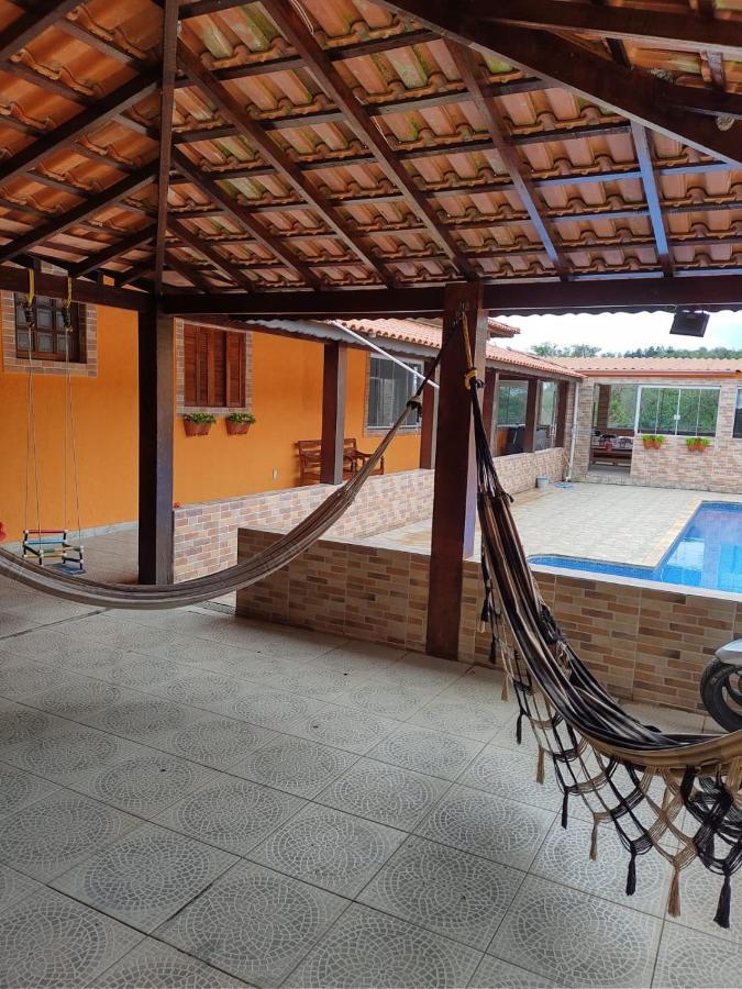 Chacara Bella Vida Com Piscina Churrasqueira Salao De Festas Fogao A Lenha Quadra Aracariguama Esterno foto