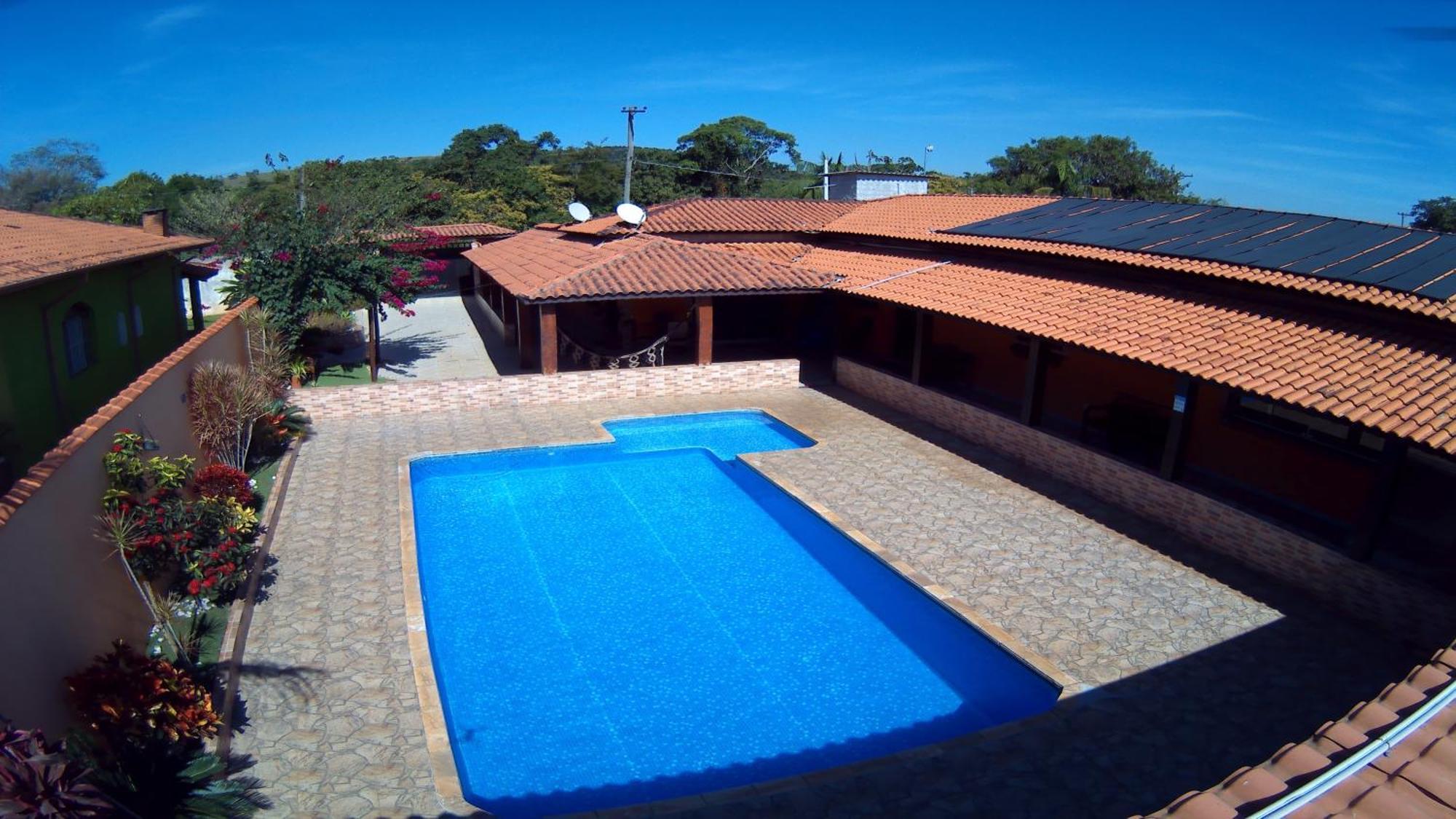 Chacara Bella Vida Com Piscina Churrasqueira Salao De Festas Fogao A Lenha Quadra Aracariguama Esterno foto