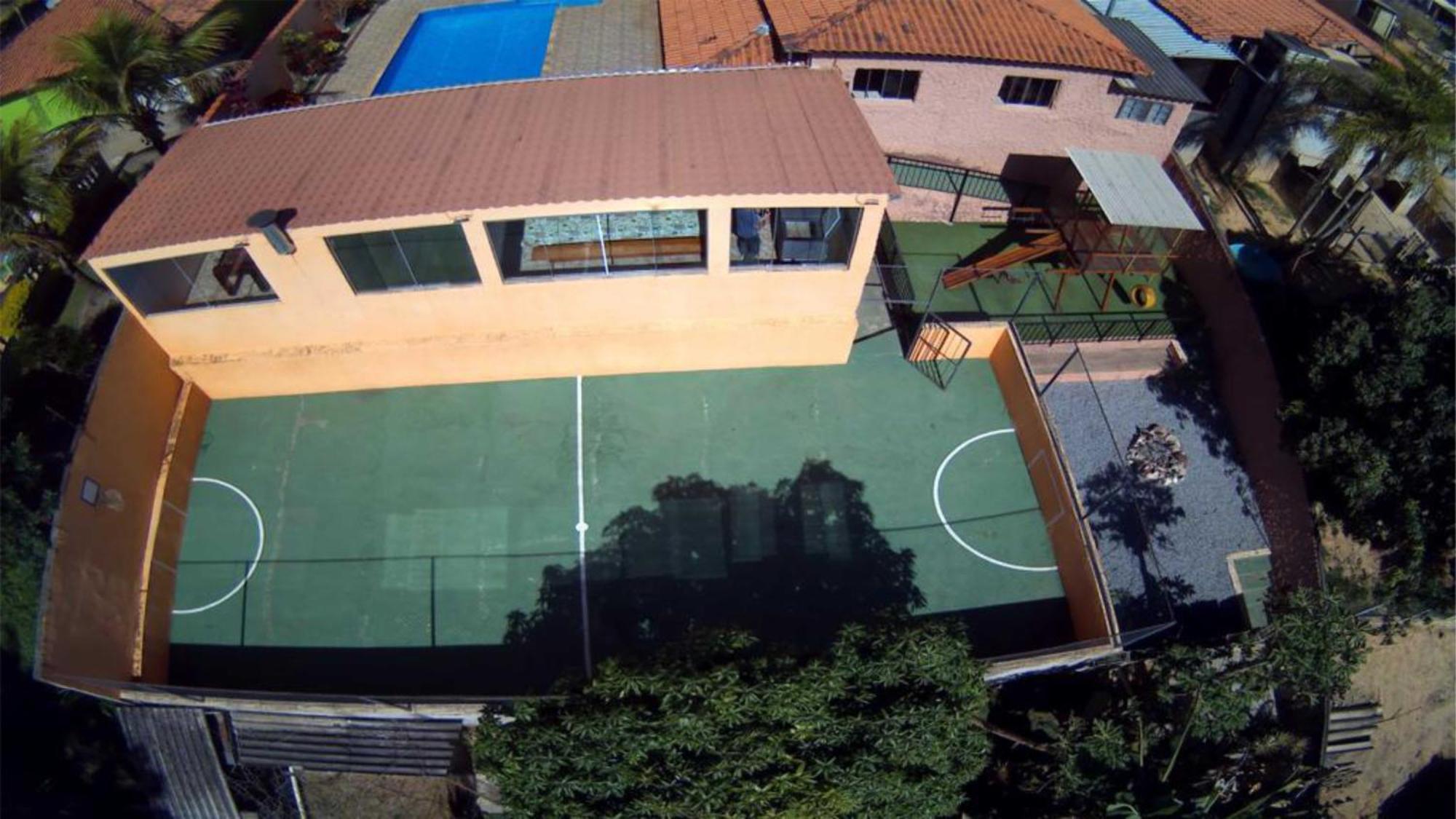 Chacara Bella Vida Com Piscina Churrasqueira Salao De Festas Fogao A Lenha Quadra Aracariguama Esterno foto